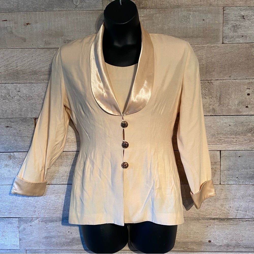 Vintage JR Petite by Joseph Ribkoff women’s‎  jacket & tank top set in size 10P